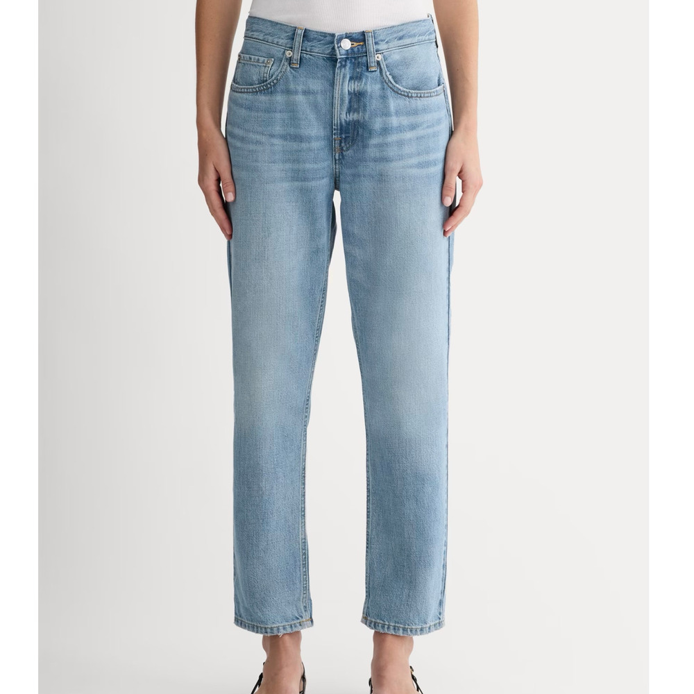 Everlane The Super Soft Relaxed Jean Weathered Blue Size 27 Regular NWOT
